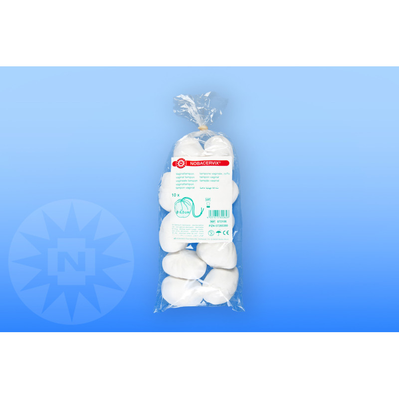 Verpackung NOBACERVIX® Mullwatte
